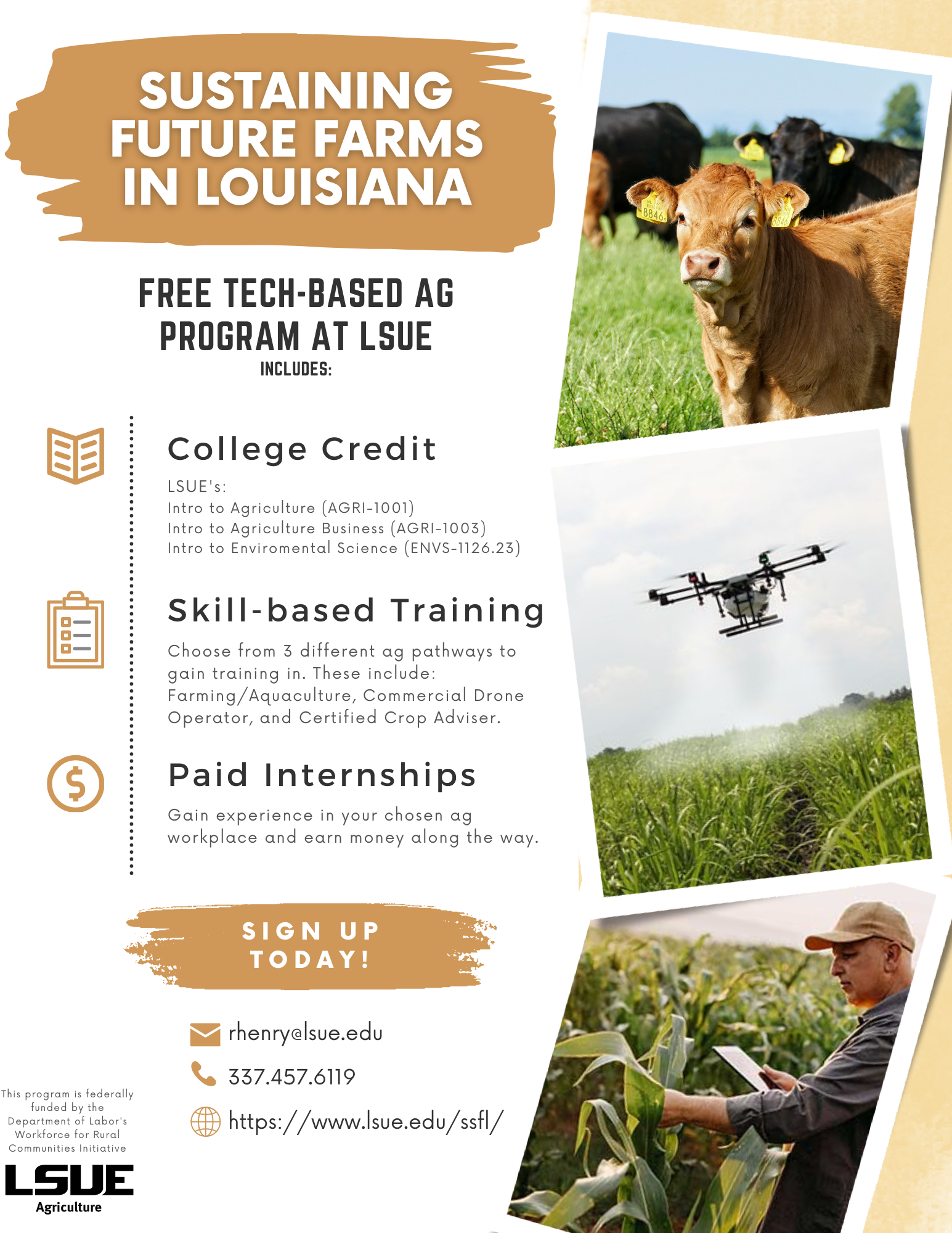 Sustaining Future Farms in Louisiana